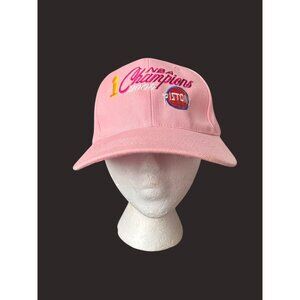 2004 Detroit Pistons NBA Champions Pink  Hat Finals Embroidery  Cap basketball
